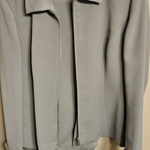 Olive Blazer And Matching Pants